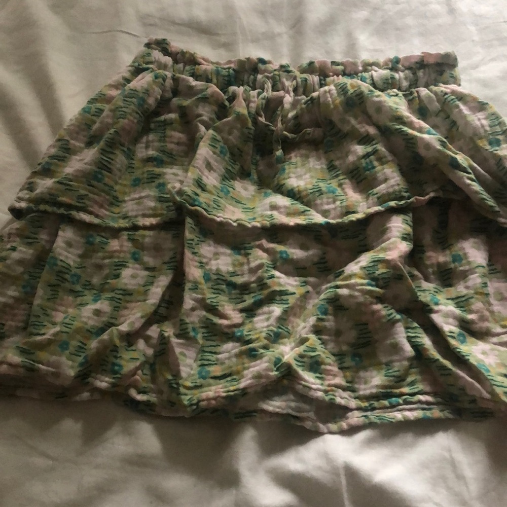 Girls green skirt